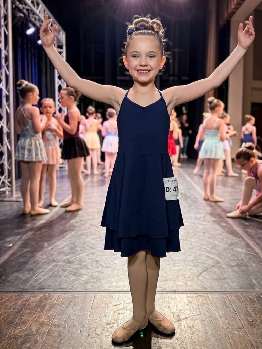 Women’s Navy Slip Skirt